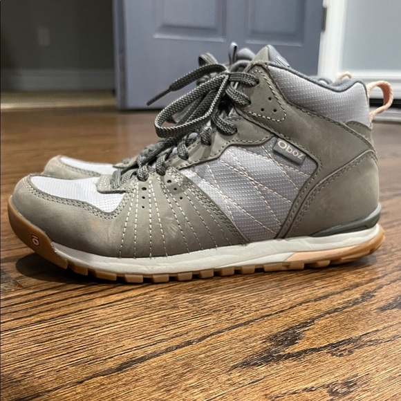 Oboz Footwear Bozeman Mid Gray High-Top Women's Size 7 EUC - Picture 5 of 10